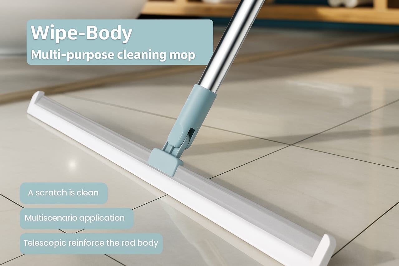 FlexiWipe – Multipurpose Wiper | Adjustable Silicon Blade | 180° Rotating Head
