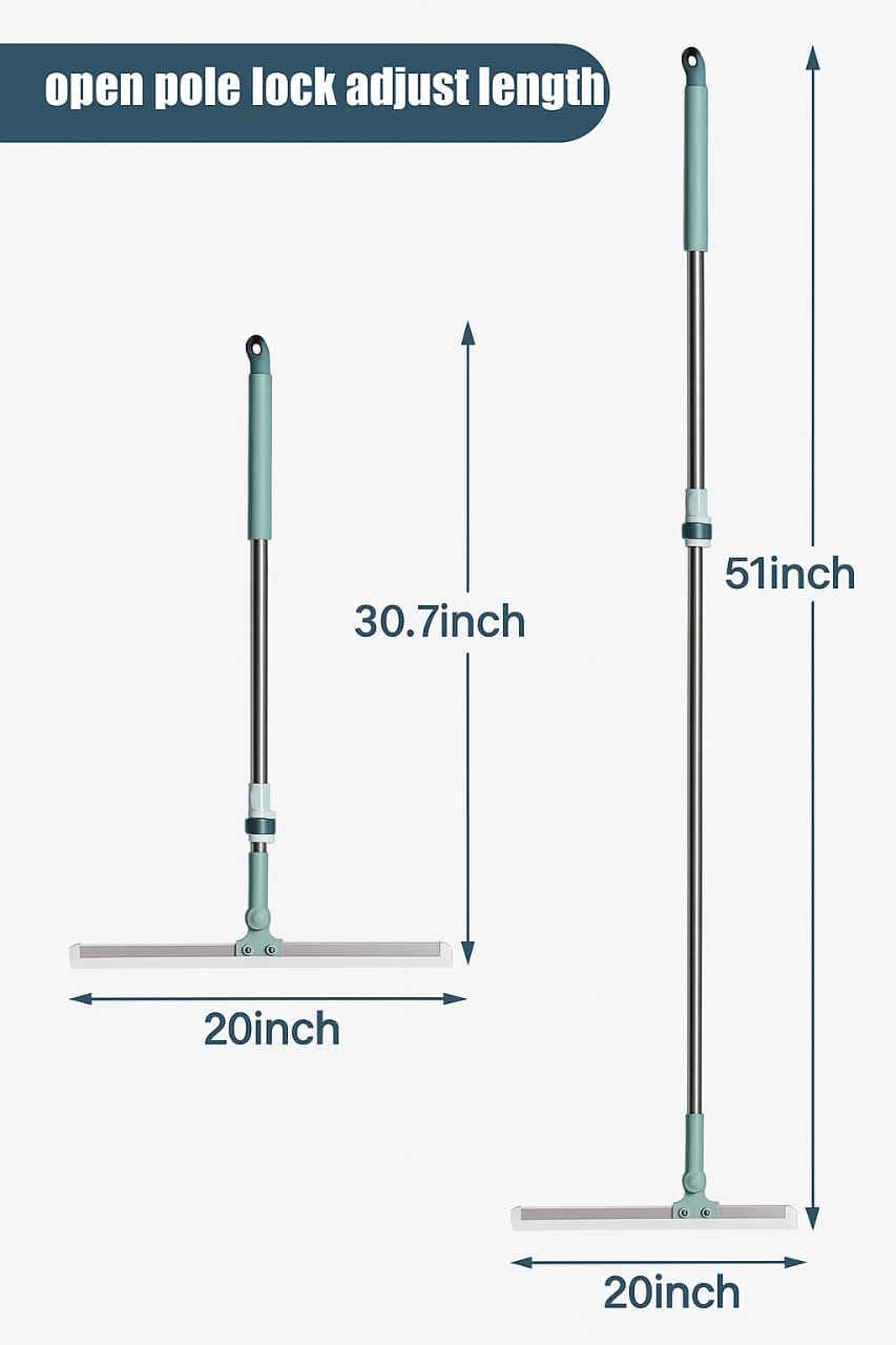 FlexiWipe – Multipurpose Wiper | Adjustable Silicon Blade | 180° Rotating Head