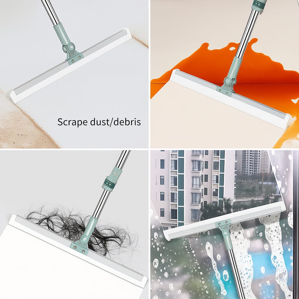 FlexiWipe – Multipurpose Wiper | Adjustable Silicon Blade | 180° Rotating Head
