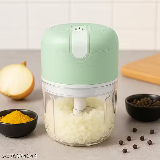 Mini Electric Meat/Garlic Chopper Portable Food Processor